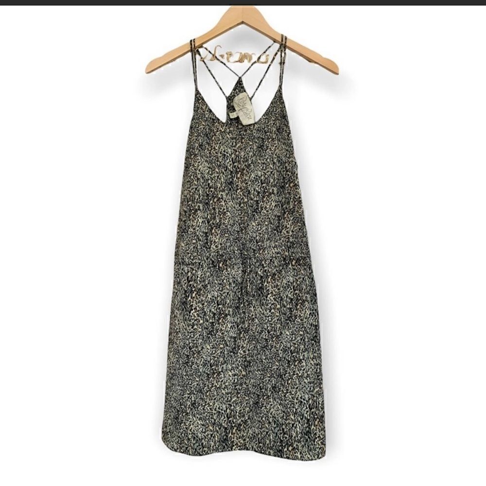 Revolve Rory Beca Leopard Print Cami Slip Dress